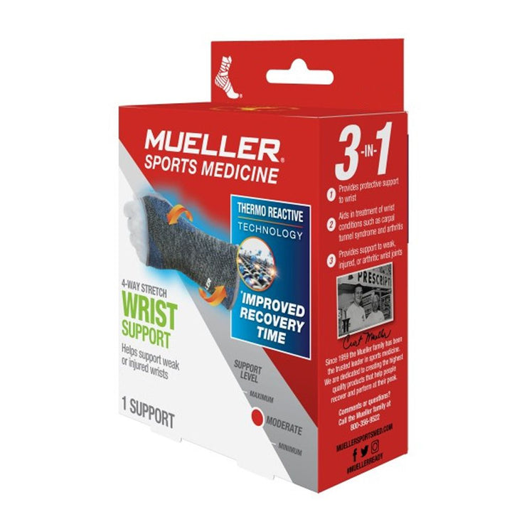 Mueller 4-Way Stretch Knit Wrist Support LG/XL 67725 - Easy Pharmacy LLC