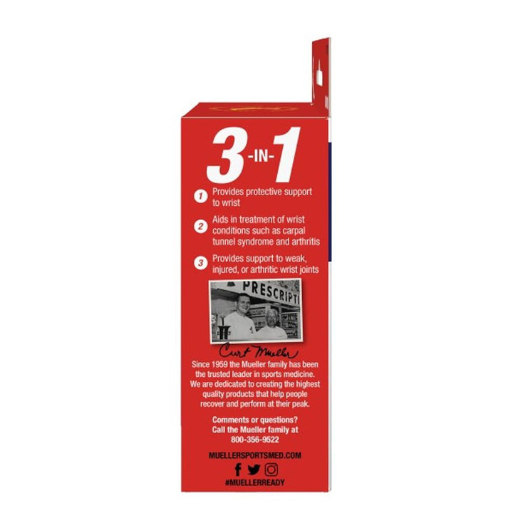 Mueller 4-Way Stretch Knit Wrist Support SM/MD 67728 - Easy Pharmacy LLC