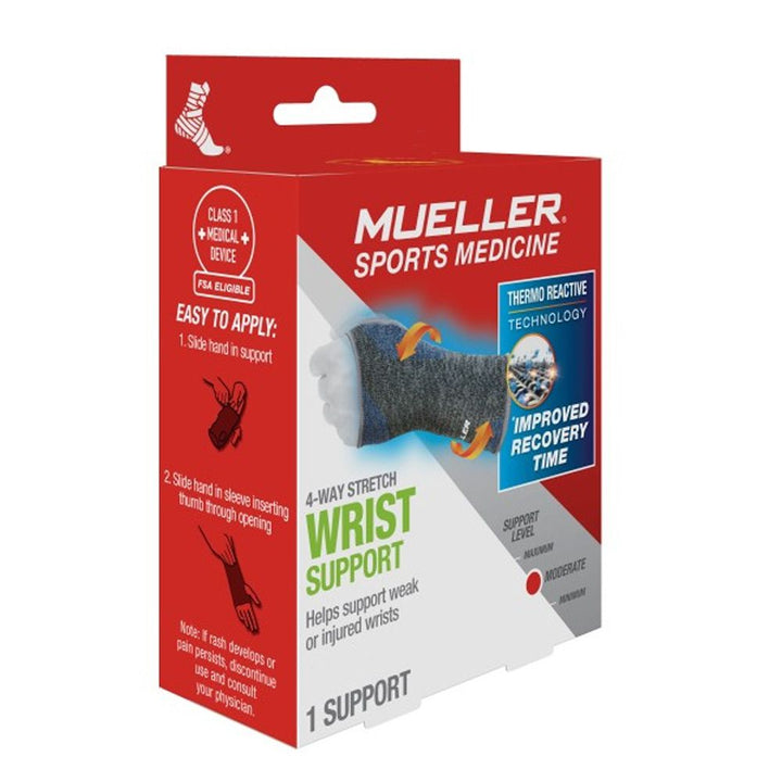 Mueller 4-Way Stretch Knit Wrist Support MD/LG 67729 - Easy Pharmacy LLC