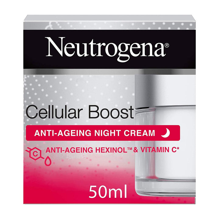 Neutrogena Cellular Boost Anti-Ageing Night Face Cream 50ml - Easy Pharmacy LLC