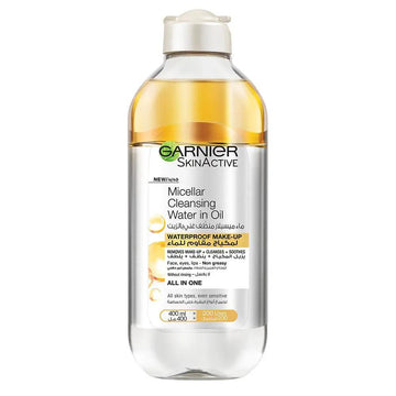 Garnier SkinActive Micellar Cleansing Water in Oil All-in-One Waterproof Make-Up 400 mL