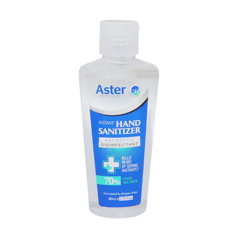 Aster Instant Hand Sanitizer 80 mL - Easy Pharmacy LLC