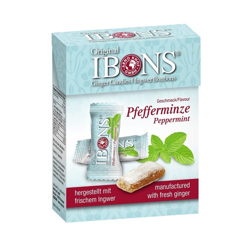 IBONS Ginger Candies Peppermint 60 g - Easy Pharmacy LLC