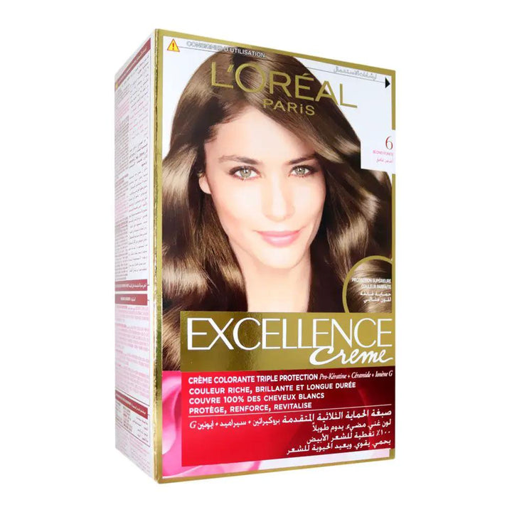 Loreal Paris Excellence Cream Hair Color 6 Dark Blonde 1's