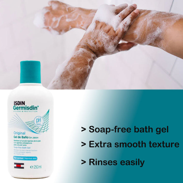 Isdin Germisdin Original Soap-Free Bath Gel 250 mL - Easy Pharmacy LLC