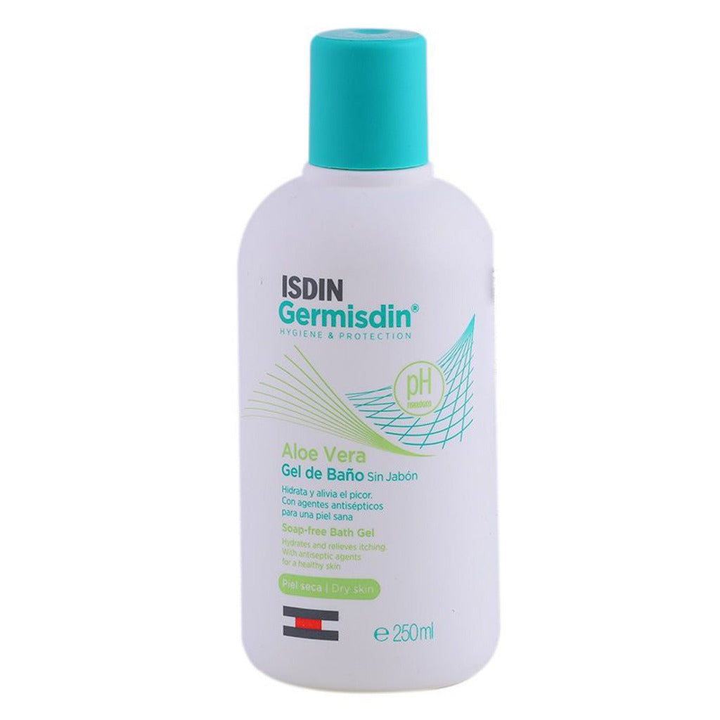 Isdin Germisdin Aloe Vera Soap-Free Bath Gel 250 mL - Easy Pharmacy LLC