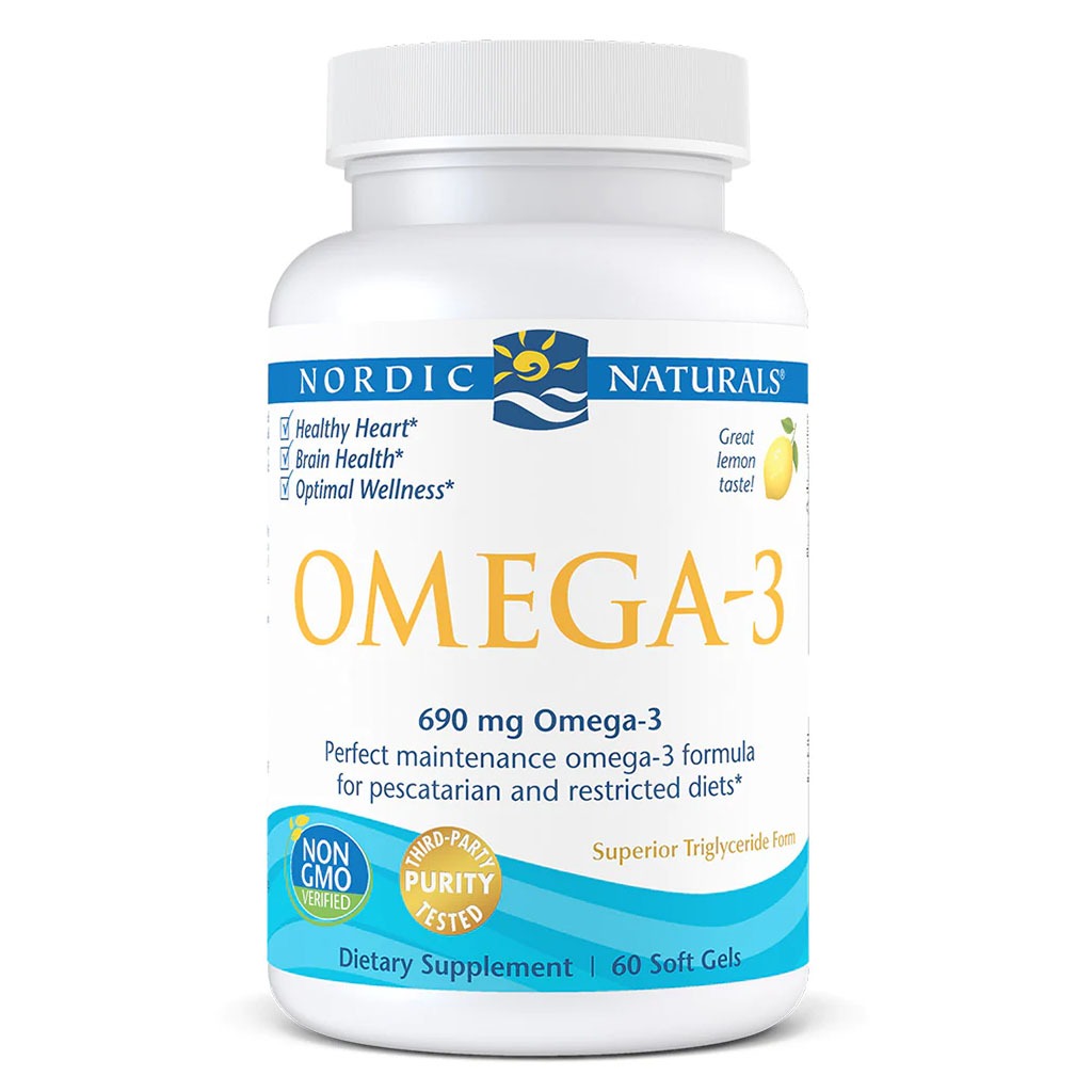 Nordic Naturals Omega 3 690mg Per Serving Fish Oil Supplement Softgels, Pack of 60's - Easy Pharmacy LLC