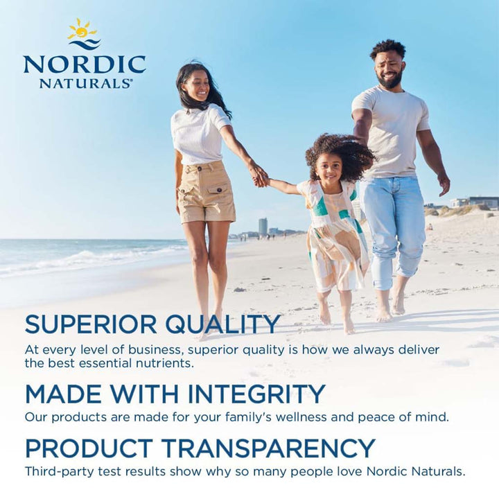 Nordic Naturals Complete Omega-D3 Omega 3 6 9 + Vitamin D3 Fish Oil Supplement Softgels - Lemon Flavour, Pack of 60's - Easy Pharmacy LLC