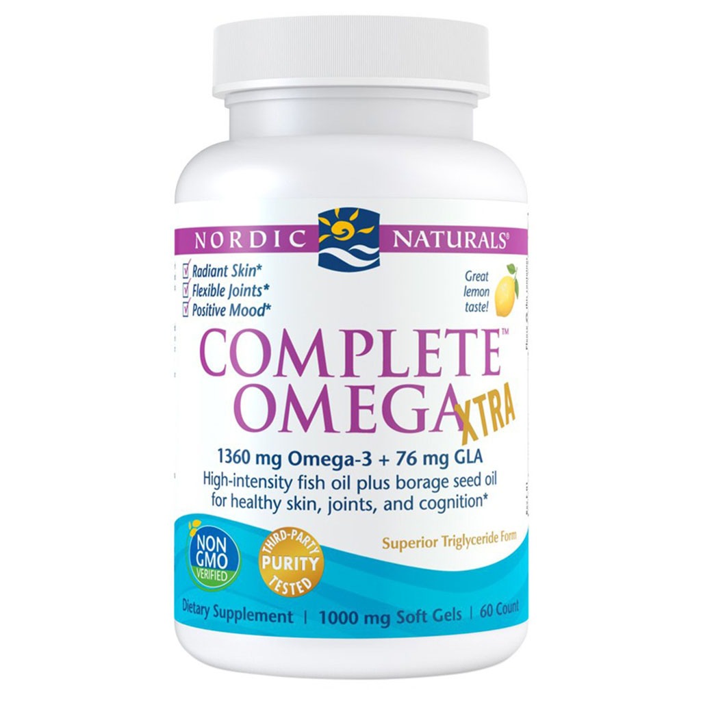 Nordic Naturals Complete Omega Xtra Omega 3 6 9 Fish Oil Supplement Softgels, Pack of 60's - Easy Pharmacy LLC