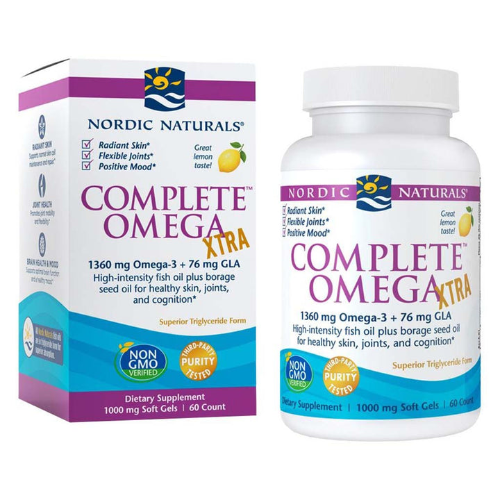 Nordic Naturals Complete Omega Xtra Omega 3 6 9 Fish Oil Supplement Softgels, Pack of 60's - Easy Pharmacy LLC