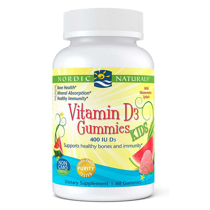 Nordic Naturals Kids Vitamin D3 400 IU Gummies 60's - Easy Pharmacy LLC