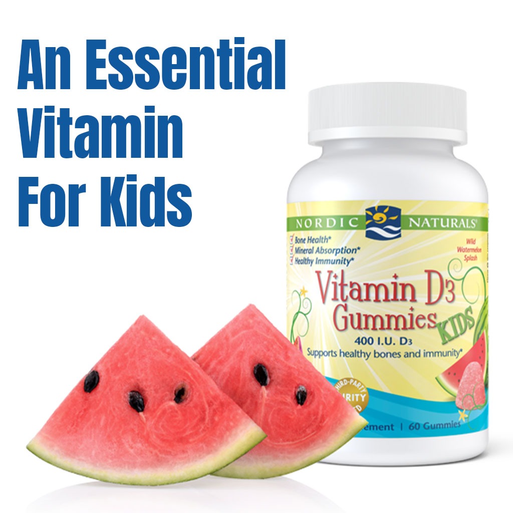 Nordic Naturals Kids Vitamin D3 400 IU Gummies 60's - Easy Pharmacy LLC