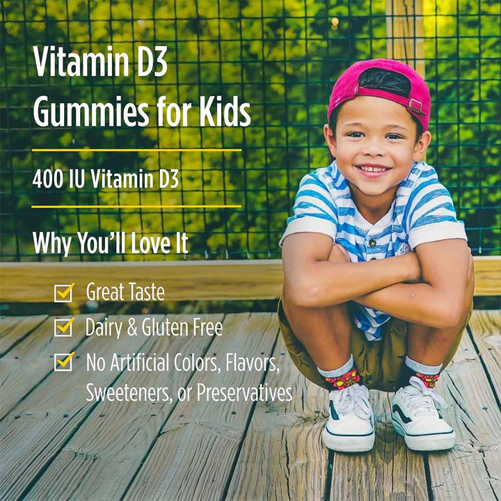 Nordic Naturals Kids Vitamin D3 400 IU Gummies 60's - Easy Pharmacy LLC