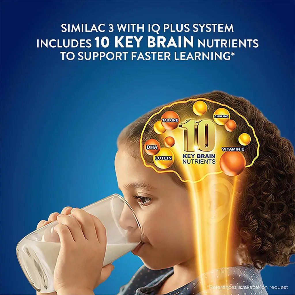 Similac IQ Plus Intelli Pro Stage 3 Toddlers Milk Formula For 1 To 3 Years 400g