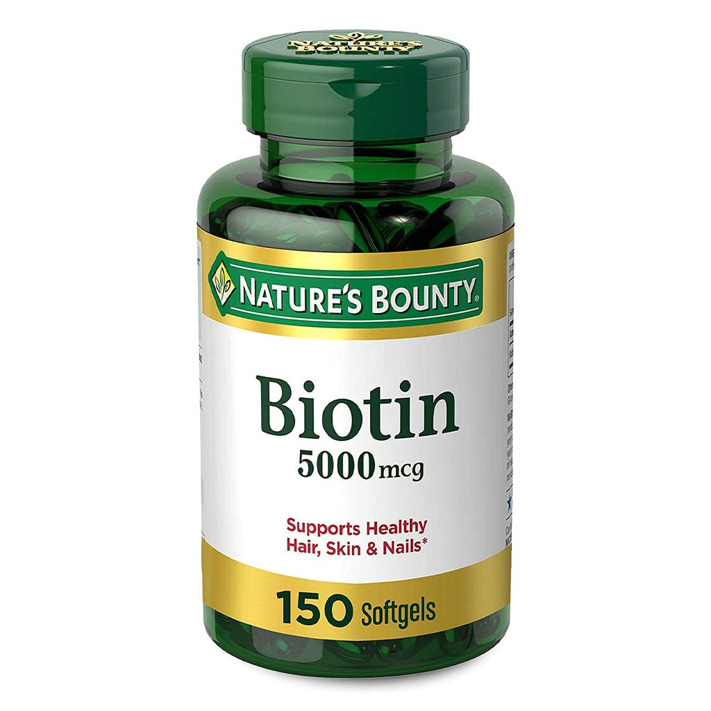 Nature's Bounty Biotin 5000 mcg Softgels 150's - Easy Pharmacy LLC