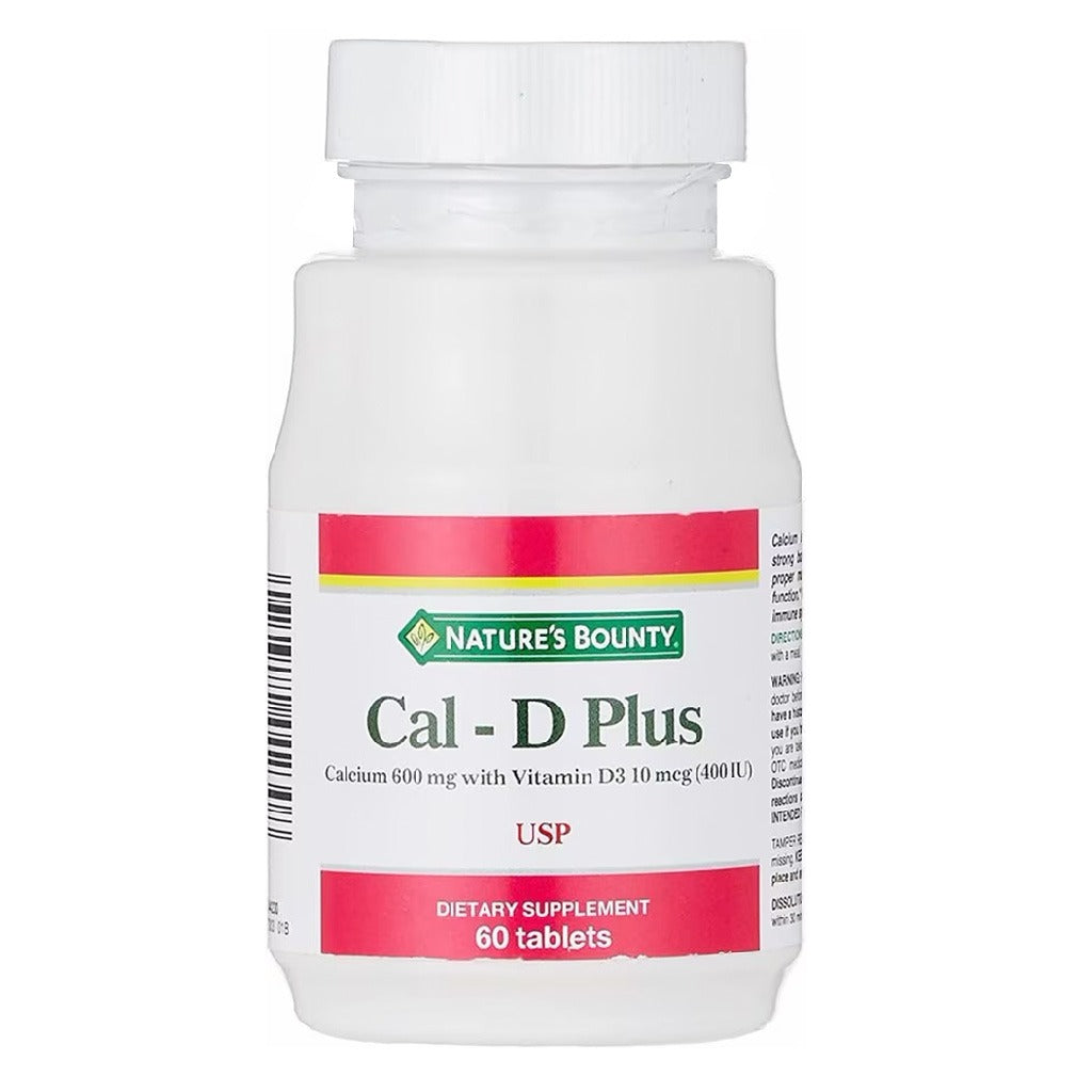 Nature's Bounty Cal-D Plus Tablets 60's - Easy Pharmacy LLC