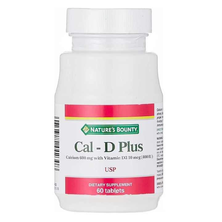 Nature's Bounty Cal-D Plus Tablets 60's - Easy Pharmacy LLC