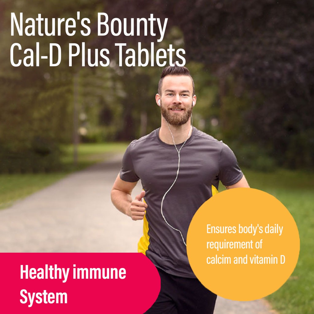 Nature's Bounty Cal-D Plus Tablets 60's - Easy Pharmacy LLC