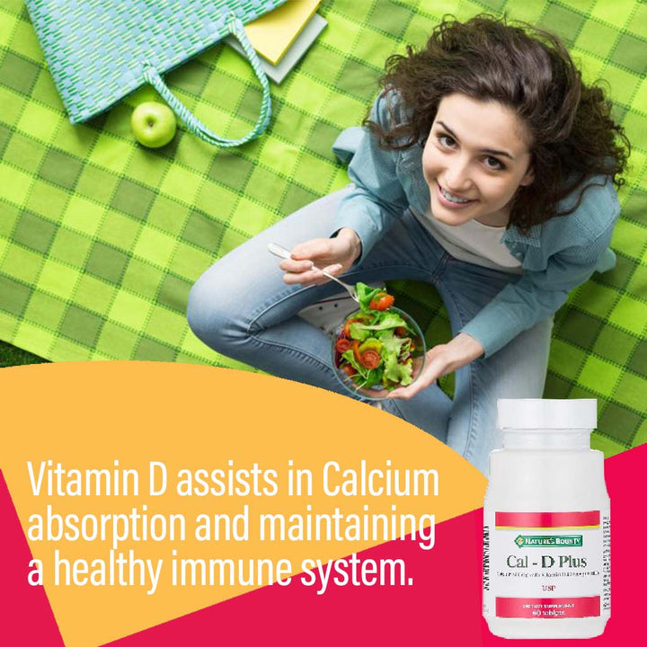 Nature's Bounty Cal-D Plus Tablets 60's - Easy Pharmacy LLC