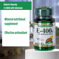 Nature's Bounty E-400IU with Selenium 50 mcg Softgels 30's