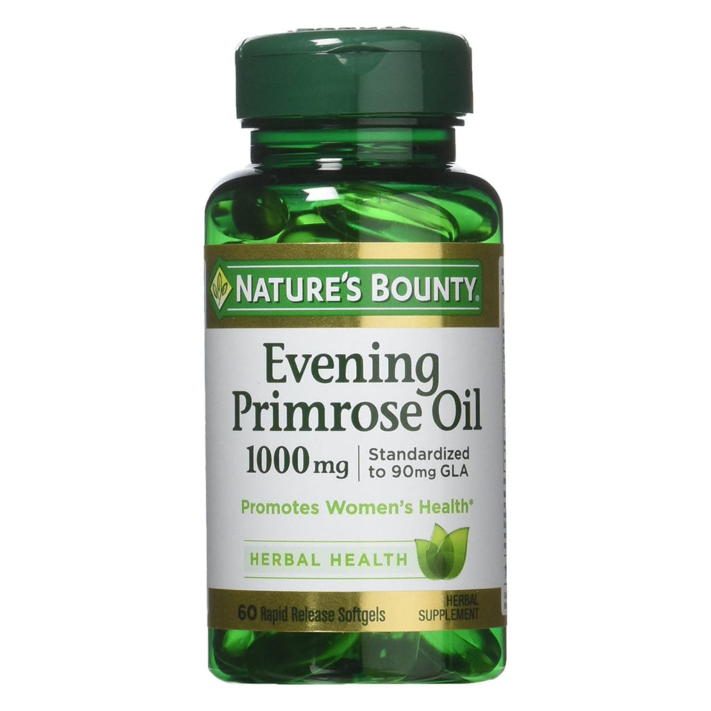 Nature's Bounty Evening Primrose Oil 1000 mg Softgels 60's - Easy Pharmacy LLC