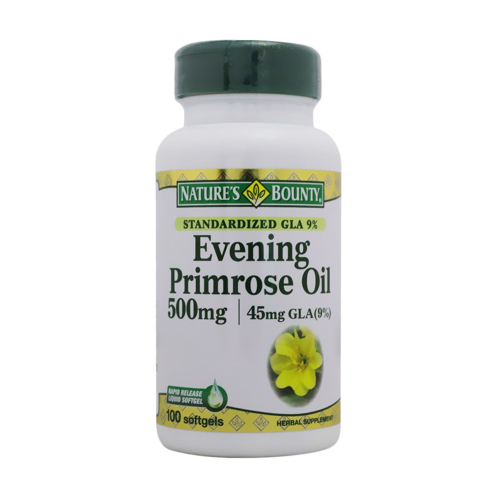 Nature's Bounty Evening Primrose Oil 500 mg Softgels 100's - Easy Pharmacy LLC