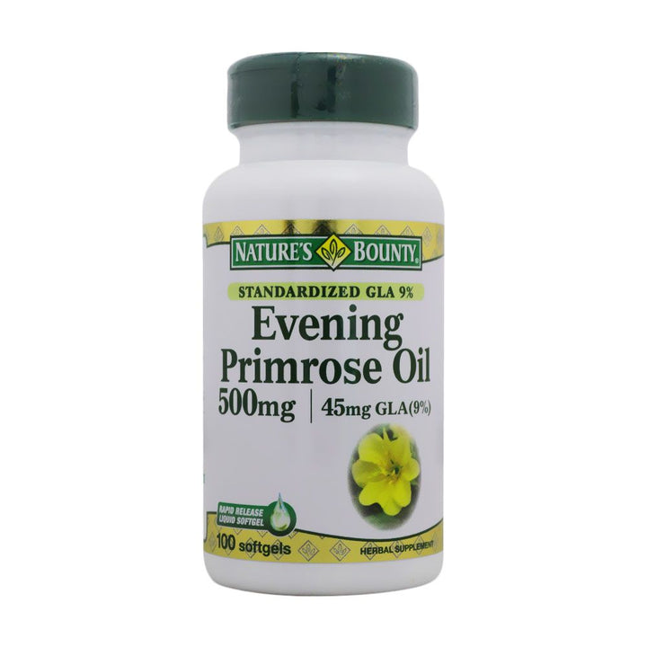 Nature's Bounty Evening Primrose Oil 500 mg Softgels 100's - Easy Pharmacy LLC