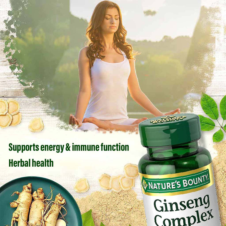 Nature's Bounty Ginseng Complex Capsules 75's - Easy Pharmacy LLC