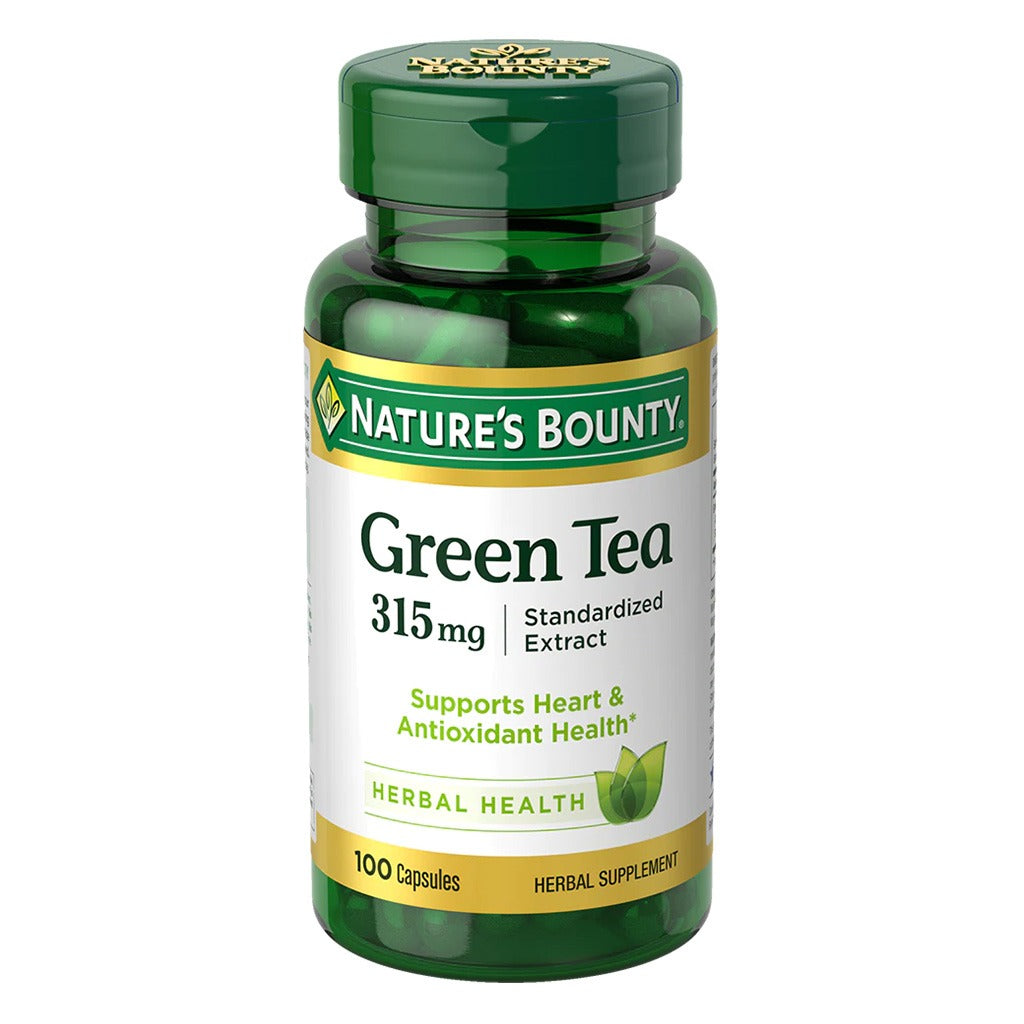 Nature's Bounty Green Tea Extract 315mg Capsules For Antioxidant Support, Pack of 100's - Easy Pharmacy LLC