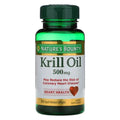Nature’s Bounty Krill Oil 500 mg Softgels – Omega-3 & Heart Wellness Support, 30 Count