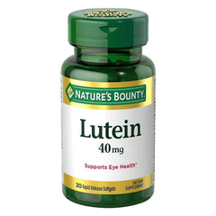Nature’s Bounty Lutein 40 mg Softgels – Eye Health & Antioxidant Support Supplement, 30 Count
