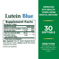 Nature’s Bounty Lutein Blue Softgels – Eye & Screen Wellness Support Supplement, 30 Count
