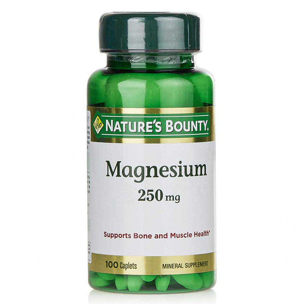 Nature's Bounty Magnesium 250 mgCaplets 100's - Easy Pharmacy LLC