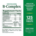 Nature's Bounty B-Complex with Folic Acid Plus Vitamin C Tablets 125's