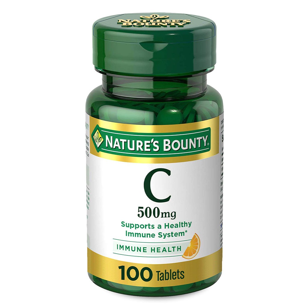 Nature's Bounty Vitamin C 500 mg Tablets 100's - Easy Pharmacy LLC