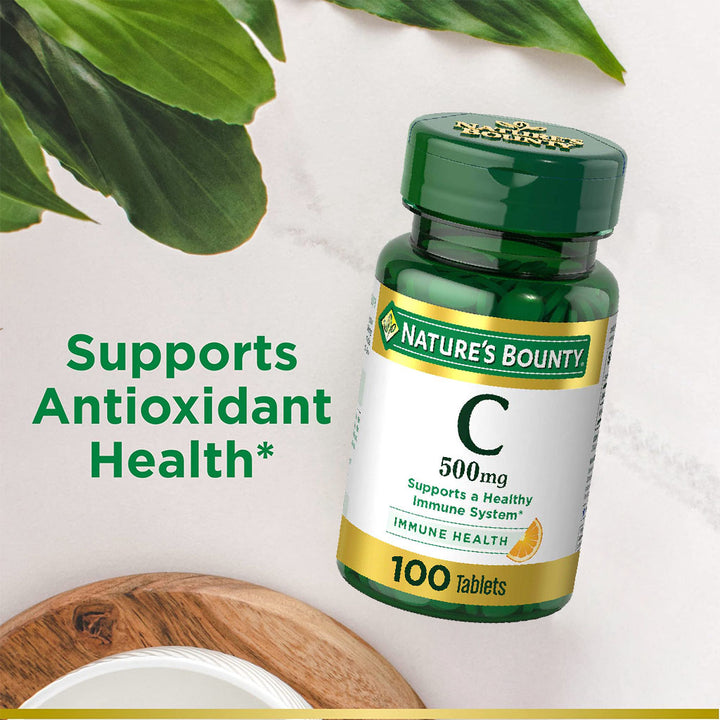 Nature's Bounty Vitamin C 500 mg Tablets 100's - Easy Pharmacy LLC
