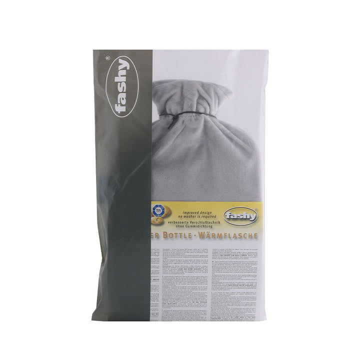 Fashy Hot Water Bag Velour Cover Grey 2.0L 1's - Easy Pharmacy LLC