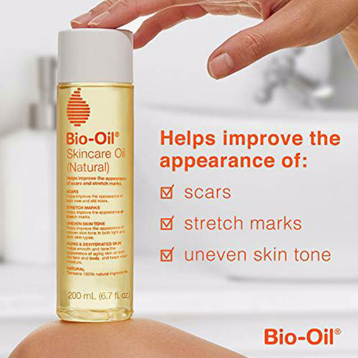 Bio-Oil Natural Skincare Oil For Scars & Stretch Marks 200ml - Easy Pharmacy LLC