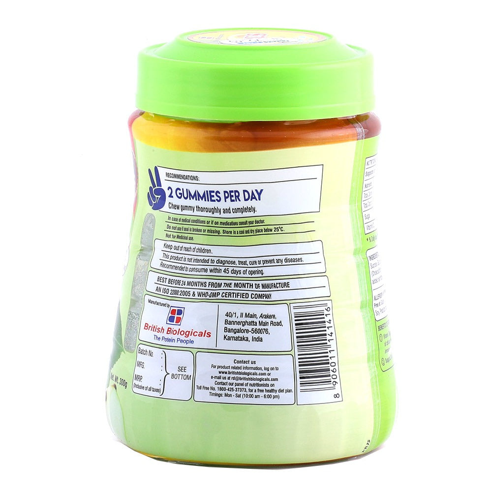 British Biologicals Sirus Vitamin D Gummies 60's - Easy Pharmacy LLC