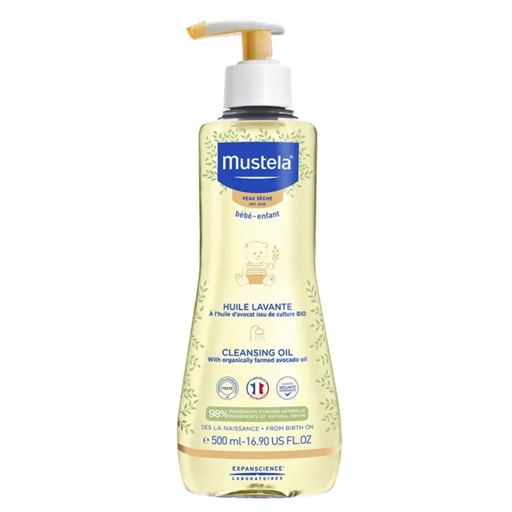 Mustela Baby Cleansing Oil For Dry Skin 500ml - Easy Pharmacy LLC