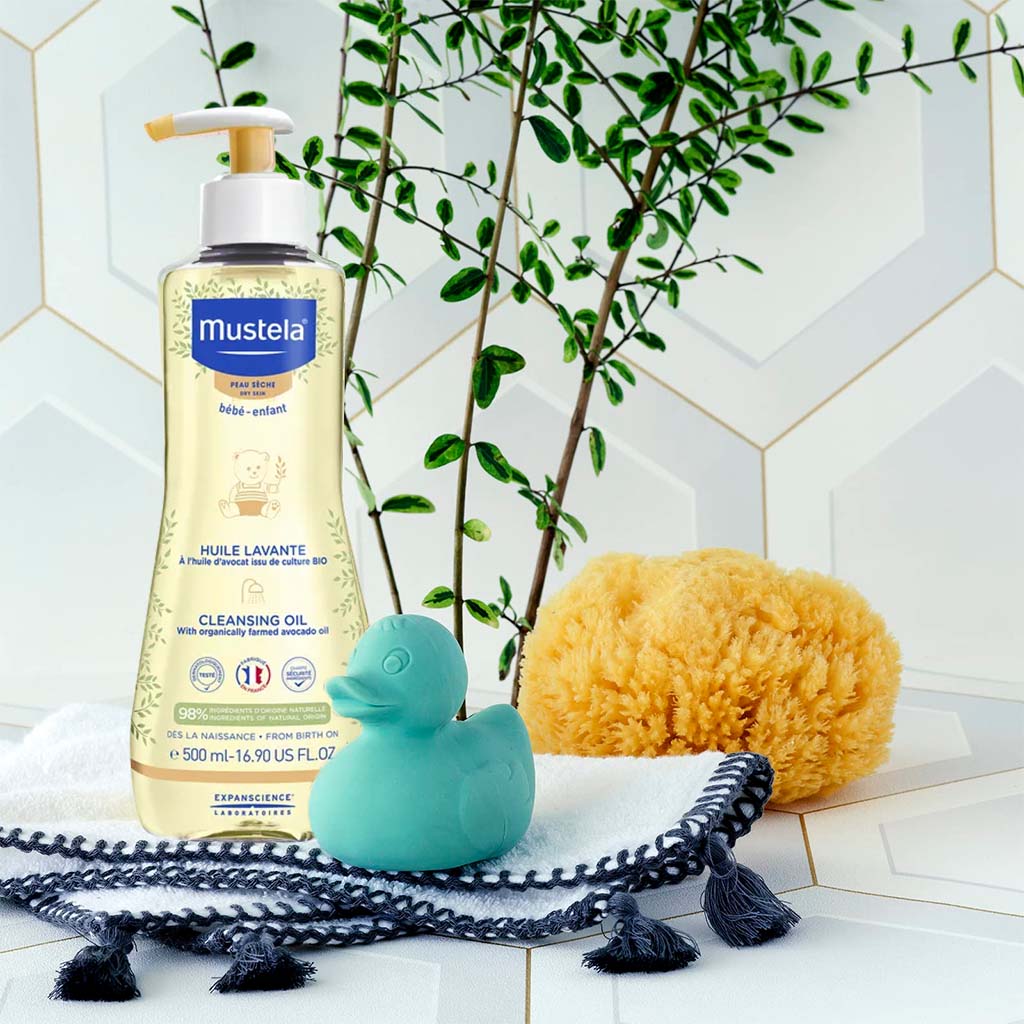 Mustela Baby Cleansing Oil For Dry Skin 500ml - Easy Pharmacy LLC