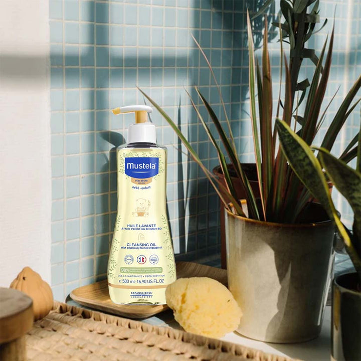 Mustela Baby Cleansing Oil For Dry Skin 500ml - Easy Pharmacy LLC
