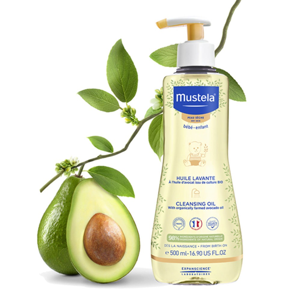 Mustela Baby Cleansing Oil For Dry Skin 500ml - Easy Pharmacy LLC