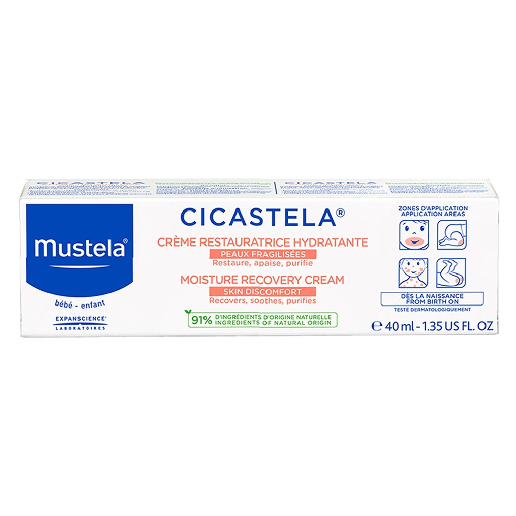 Mustela Baby Cicastela Moisture Recovery Cream For Skin Discomfort 40ml - Easy Pharmacy LLC