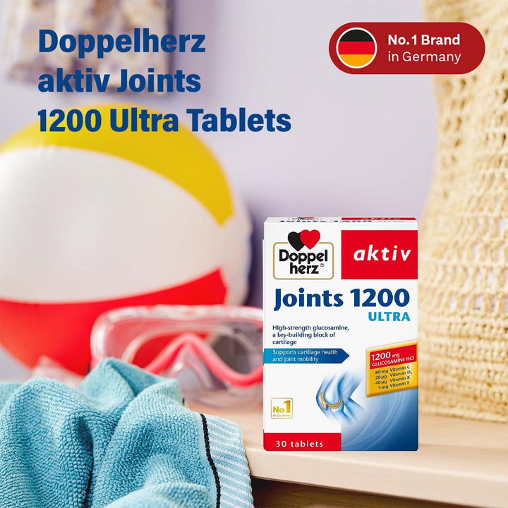 Doppelherz aktiv Joints 1200 Ultra Tablets For Cartilage Health & Joint Mobility, Pack of 30's - Easy Pharmacy LLC