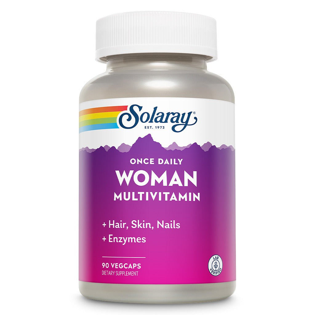 Solaray Once Daily Woman Multivitamin VegCaps 90's - Easy Pharmacy LLC