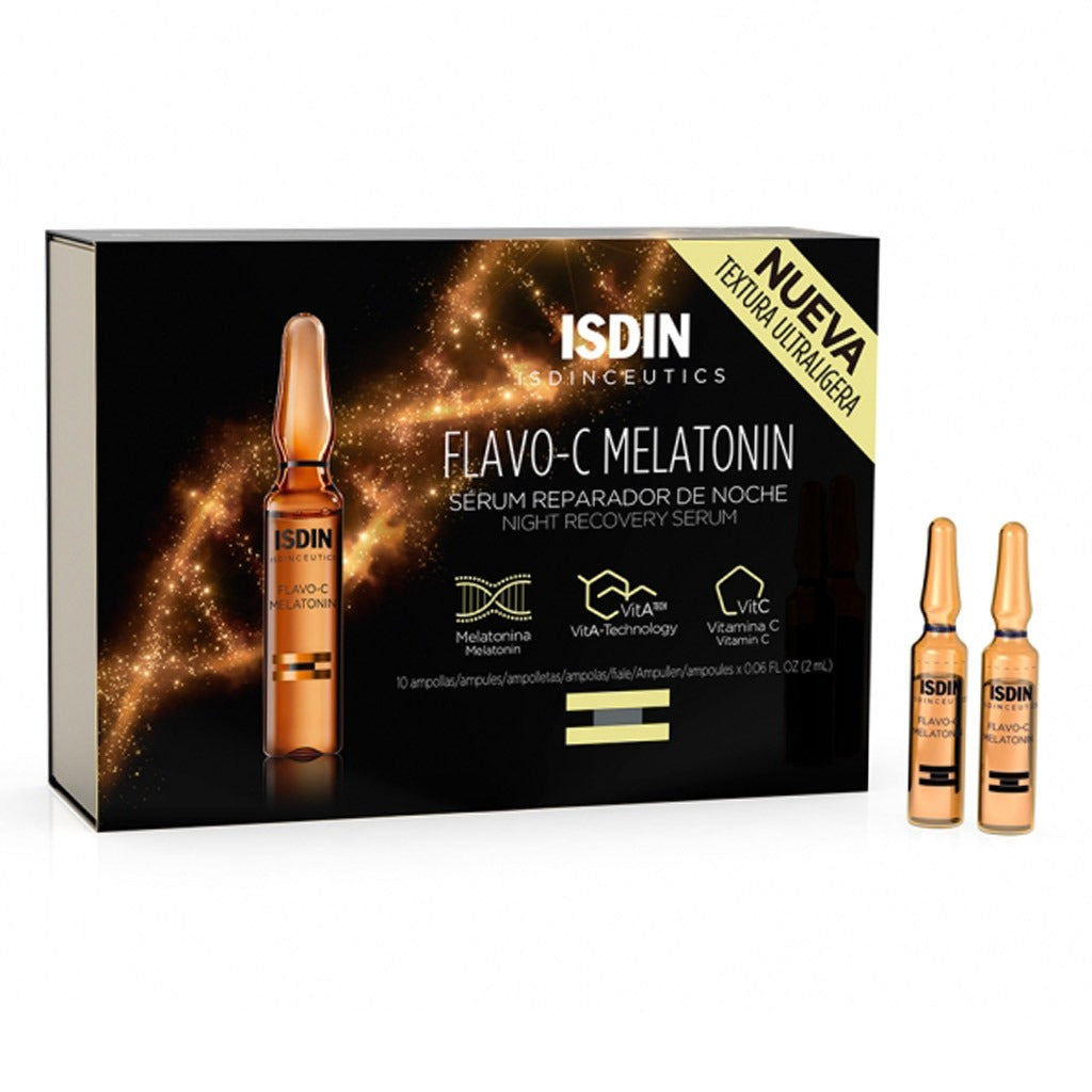 Isdin Ceutics Flavo-C Melatonin Ampoules 2 mL 10's - Easy Pharmacy LLC