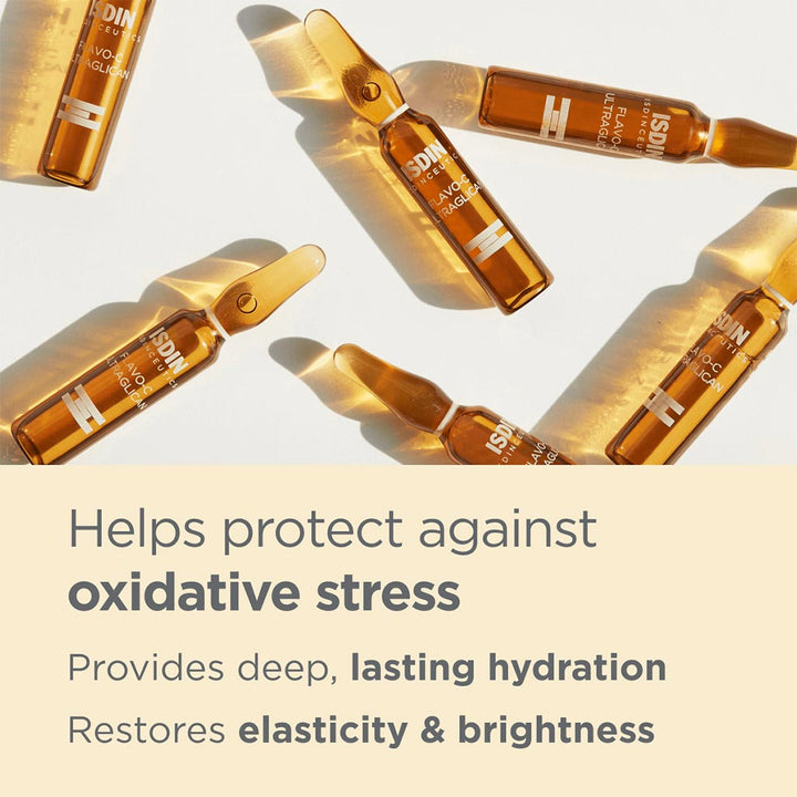 Isdin Isdinceutics Flavo-C Ultraglican Daily Antioxidant Serum Ampoules 2 mL 10's - Easy Pharmacy LLC