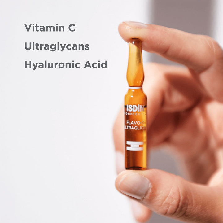 Isdin Isdinceutics Flavo-C Ultraglican Daily Antioxidant Serum Ampoules 2 mL 10's - Easy Pharmacy LLC