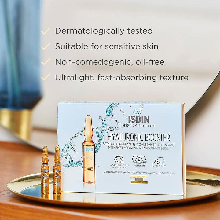 Isdin Isdinceutics Hyaluronic Booster Serum Ampoules 2 mL 30's - Easy Pharmacy LLC